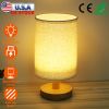 Beside Lamps for Bedroom Warm White Nightstand Lamp USB Plug Modern Lantern for Bedroom with 32.48in Cord