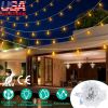 32.8Feet Globe String Lights 100 Ball LED Fairy Lamps IP44 Waterproof Decorative Lights with 8 Lighting Modes for Garden Lawn Patio