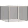 Replacement Mesh Netting for 10 x 13 Gazebo Canopy Tents Zippered White