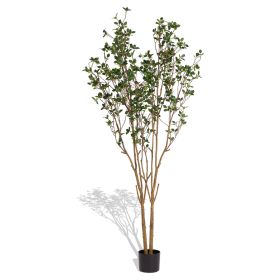 Artificial leaf planter Large Uv artificial plant branch 160CM double pole island spring flower bonsai tropical plants simulate green plants 1pcs/set