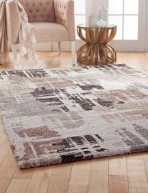 Granada Bakari Chocolate/Med.Brown/Grey/Ivory Area Rug