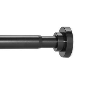 Shower Curtain Rod, 28-76 Inch., 1 Inch Diameter, Adjustable Spring Tension Stainless Steel Telescoping Rod with Holders