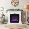 26 Inch Recessed Electric Fireplace with Adjustable Flame Brightness - Gallery View 2 of 11
26 Inch Recessed Electric Fireplace with Adjustable Flame