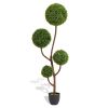2025 High quality green plant trees spiral for indoor outdoor decoration artificial boxwood topiary ball tree 150cm 1pcs/set