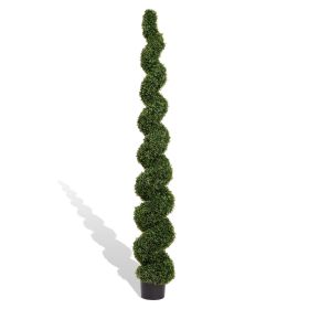 Topiary bonsai artificial spiral tree plant Outdoor uv resistant plastic boxwood 210cm 1pcs/set