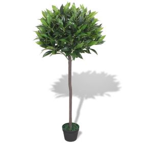 Artificial Plant Green Plastic, Real wood Medium