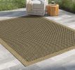 Earth GC_NTL1003 Jute/Black 7 ft. 10 in. x 10 ft. 3 in. Indoor/Outdoor Area Rug