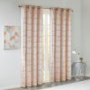 Total Blackout Metallic Print Grommet Top Curtain Panel(Only 1 Pc Panel)