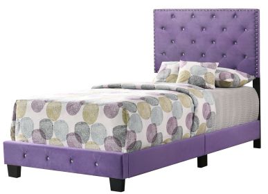 Charming Purple Twin Bed For Stylish Spaces