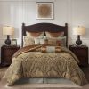 9 Piece Jacquard Comforter Set