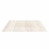 Large Area Rug 5 x 8 ft Anti-Skid and Tear-Resistant Floor Mat Modern Beige