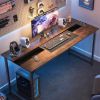 Computer Desk Large Office Desk, 70.9 Inch Gaming Desk Writing Desk Work Desk for Home Office, Study, Modern Simple Wooden Desk, Large Legroom