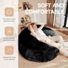 4FT bean bag chair, memory foam filling, adult and teen bean bag chair, soft sofa with removable flannel cover, round sofa for living room, bedroom