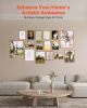 Framed Wall Art Prints Vintage Art Decor 16 PCS for Living Room & Bedroom