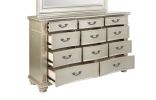 Lyon G07103-D Dresser , Silver Champagne