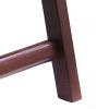 Winsome Wood Espresso & Wood Sedona Bed Tray Curved Side; Foldable Legs; Large Handle; Antique Walnut