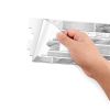 24 PCS Irregular Shape Modern Gray Marble Pattern Peel And Stick Wallpaper (4.72*9.68inch) Kitchen Bathroom Tiles Stickers Suitable For Wall Decoratio