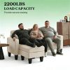 Living room sofa, L-shaped sofa, Cream White