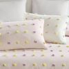 4PCS Twin/Twin XL Cotton Jacquard Pom Pom Comforter Set