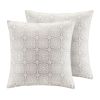 6 Piece Embroidered Cotton Reversible Comforter Set