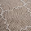 NAAR Guros Collection 2X8 Ivory /Trellis Indoor/Outdoor Area Rug