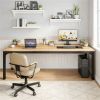 Long computer desk, rectangular office desk, administrative desk, conference desk