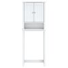 Over-the-Toilet Storage BERG White 23.6"x10.6"x64.8" Solid Wood
