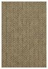 Earth GC_NTL1012 Jute/Black 7 ft. 10 in. x 10 ft. 3 in. Indoor/Outdoor Area Rug