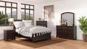 Dark Cherry 5 Drawer Chest