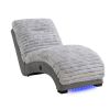 DENISE NICKEL ACCENT CHAISE WITH USB