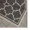 Sunshine GC_HAR2005 Anthracite 7 ft. 10 in. x 10 ft. 3 in. Indoor/Outdoor Area Rug
