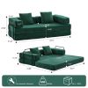 Floor Couch,Compression Sofa,Convertible Floor Sofa Bed-with Pillow Back Support Armrest,Comfy Futon Couch Lounge Sleeper Bed,Corduroy Fabric