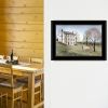 Trendy Decor 4U "Spring at White House Farm" Framed Wall Art, Modern Home Decor Framed Print for Living Room