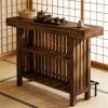 Home bar, modern bar table, storage capacity, can be used as dining table, coffee table