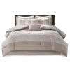 7 Piece Chenille Jacquard Comforter Set