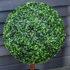 23.5" Artificial Boxwood Topiary Ball Tree, Artificial Decorative Plant, Nursery Pot Included for Home, Balcony, Backyard and Garden