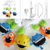 Baby Boy & Girl Bedding Rattle Toy, Baby Crib Bell, Infant Gift [Monster]