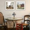 Trendy Decor 4U 2- Piece Vignette The Old Mare, Heading' Home White Framed Wall Art for Living Room