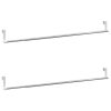 Curtain Rail White Aluminum 24-41 inches length Extendable