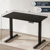 Electric Standing Desk Adjustable Height Desk with Two-Piece Tabletop Home Office Computer Workstation Sit Stand up Desk