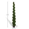 Topiary bonsai artificial spiral tree plant Outdoor uv resistant plastic boxwood 210cm 1pcs/set