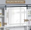 Vanity with Sliding Barn Mirror