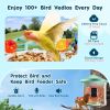 Smart Bird Feeder with Camera, 2K HD AI Identify 10000+ Bird Species, Solar-Powered Bird Watching Camera with Auto Capture & Instant Notify
