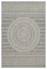 Sunshine GC_HAR2018 Silver 7 ft. 10 in. x 10 ft. 3 in. Indoor/Outdoor Area Rug
