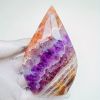 Amethyst Agate Freeform/ Crystal Ornament/ Mexican Lace Agate/ Amethyst/ Rocks and Minerals, Home decoration, holiday party decorations