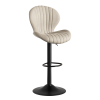 Bar Stools Set of 2 Modern Swivel Bar Chairs, Barstools Counter Height with High Backrest, Easy 3-5 Minute Assembly for Bar, Kitchen, Dining Room
