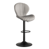 Bar Stools Set of 2 Modern Swivel Bar Chairs, Barstools Counter Height with High Backrest, Easy 3-5 Minute Assembly for Bar, Kitchen, Dining Room