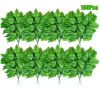 100 Pcs Artificial Fern Leaves Stem Green Cemetery Leaf Picks Wedding Flower Arrangements