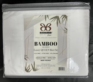 Bamboo 2000 Count Solid 6 Piece Sheet Set - Assorted (Bed Size: Full, Color: Assorted)