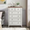 Modern 6 Drawers Dresser 6 Drawers Cabinet,Chest of Drawers Closet Organizers and Storage Clothes Storage Drawers Cabinet for Living Room